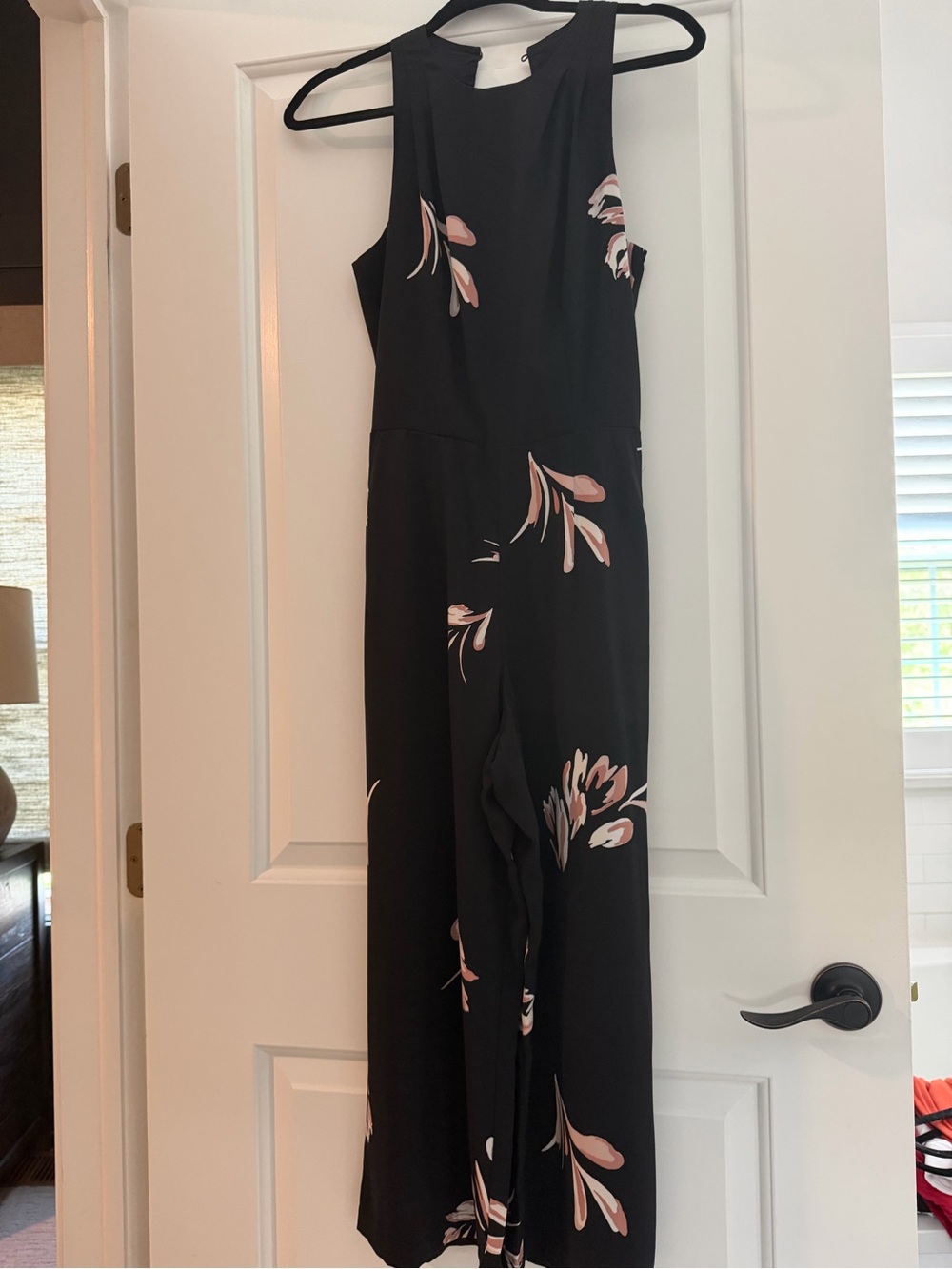 A New Day sleeveless Jumpsuit with Pink Floral Print